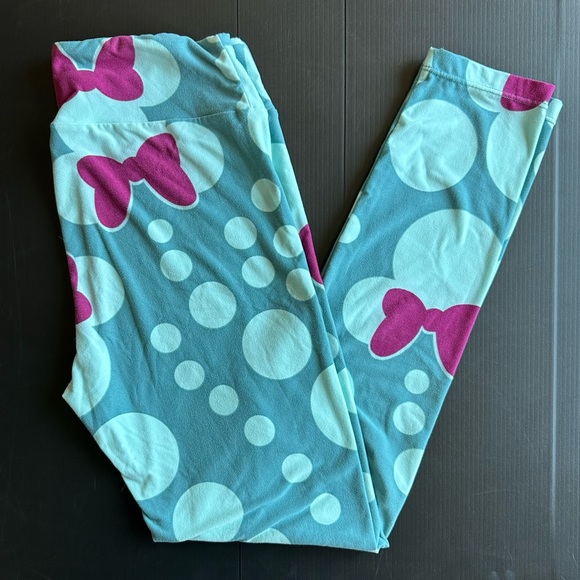 Lularoe Minnie Mouse Disney Leggings - OS - Picture 1 of 5